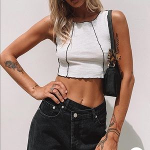 Princely Polly Christa Top White